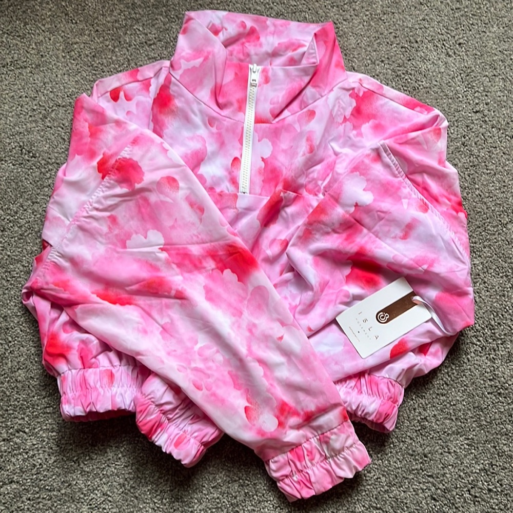 NWT Isla Movement Cropped 1/2 Zip Jacket